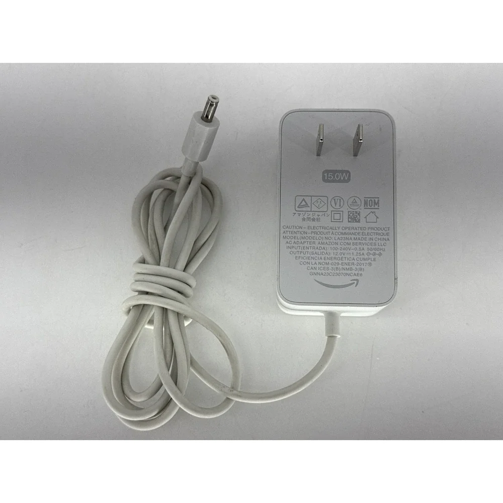 Amazon 15W AC LA23NA Adapter Charger 5V 2A White Power Supply UL Listed Wall HDX